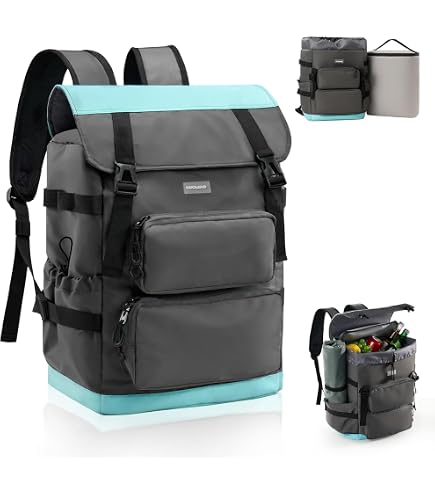 Amazon | ZXM30L 保冷リュック 防水 断熱 漏れ防止 クーラーバッグ 大